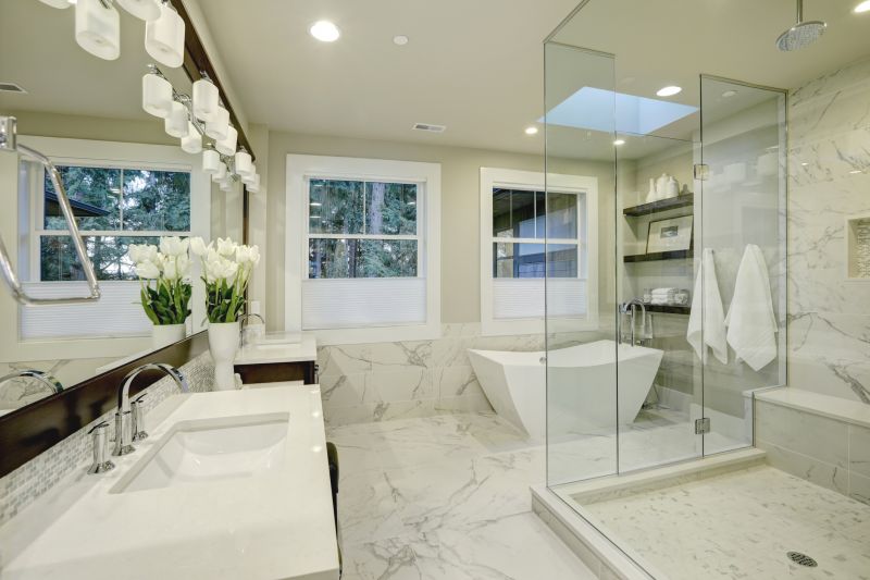 Renovated Master Bath with Natural Light