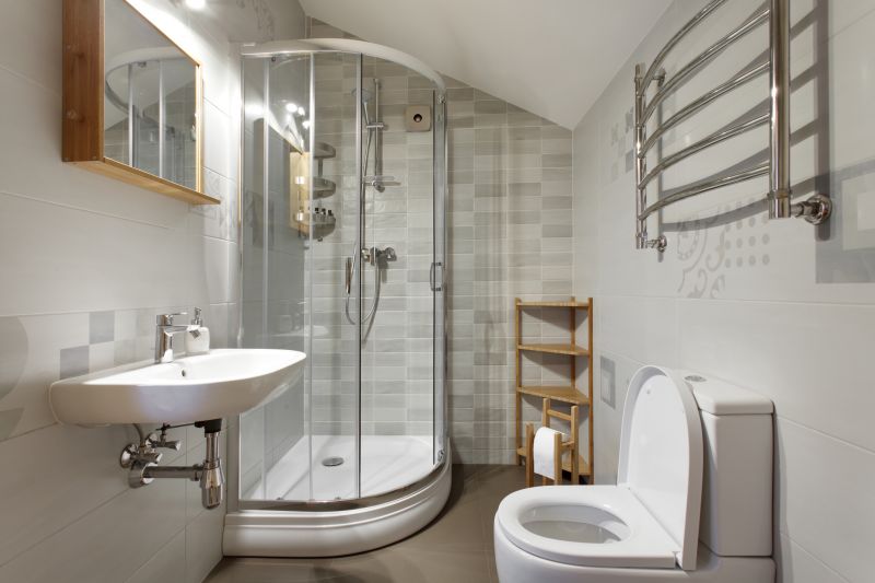Shower with Built-In Niches